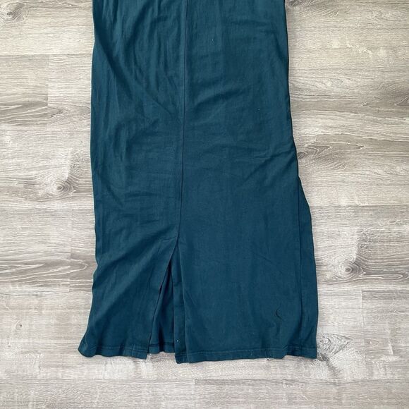 Vintage Blue Cactus Tank Top Maxi Dress Womens Size XL Blue Tribal Native USA - Picture 9 of 10